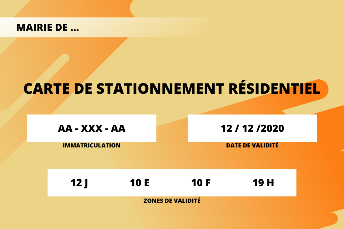 carte de stationnement